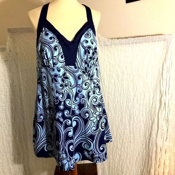 Swim 365 NWOT Swim Dress Size 22W - Picture 2 of 9
